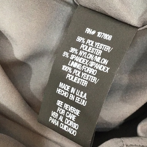 LF Leslie Fay silver gray beaded date dress 12 NWT - Picture 10 of 13